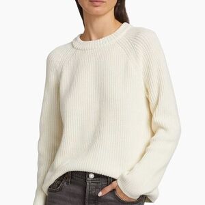 JENNI KAYNE Cotton Fisherman Sweater - size S